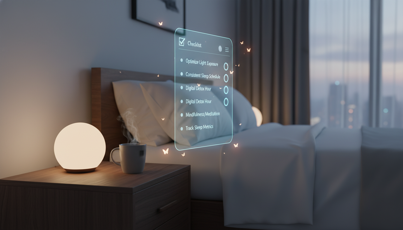 AI Sleep Checklist: Simple Digital Steps for Better Rest