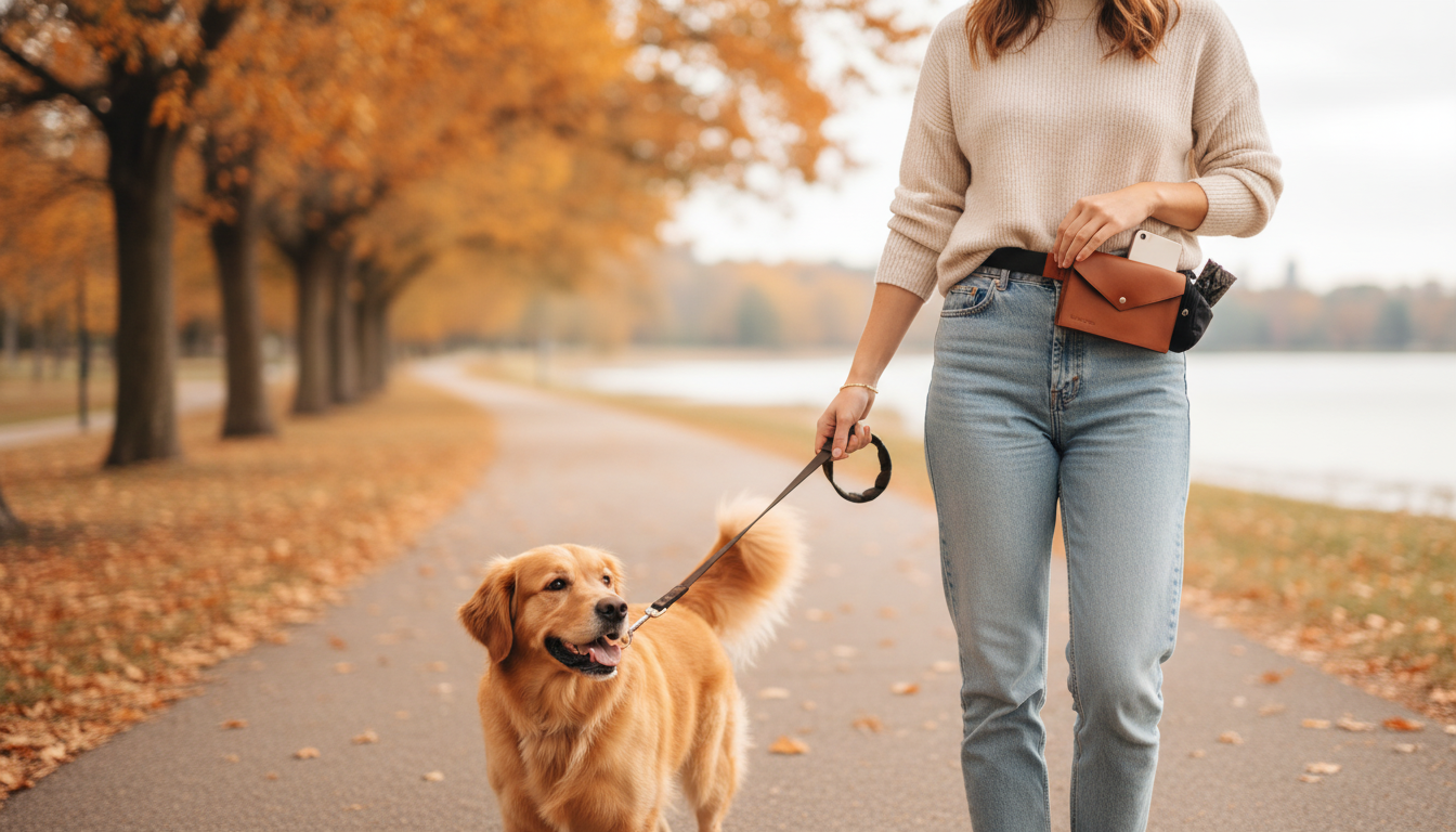 Pooch Pouch Dog Walking Bum Bag: Treats, Bags & Phone