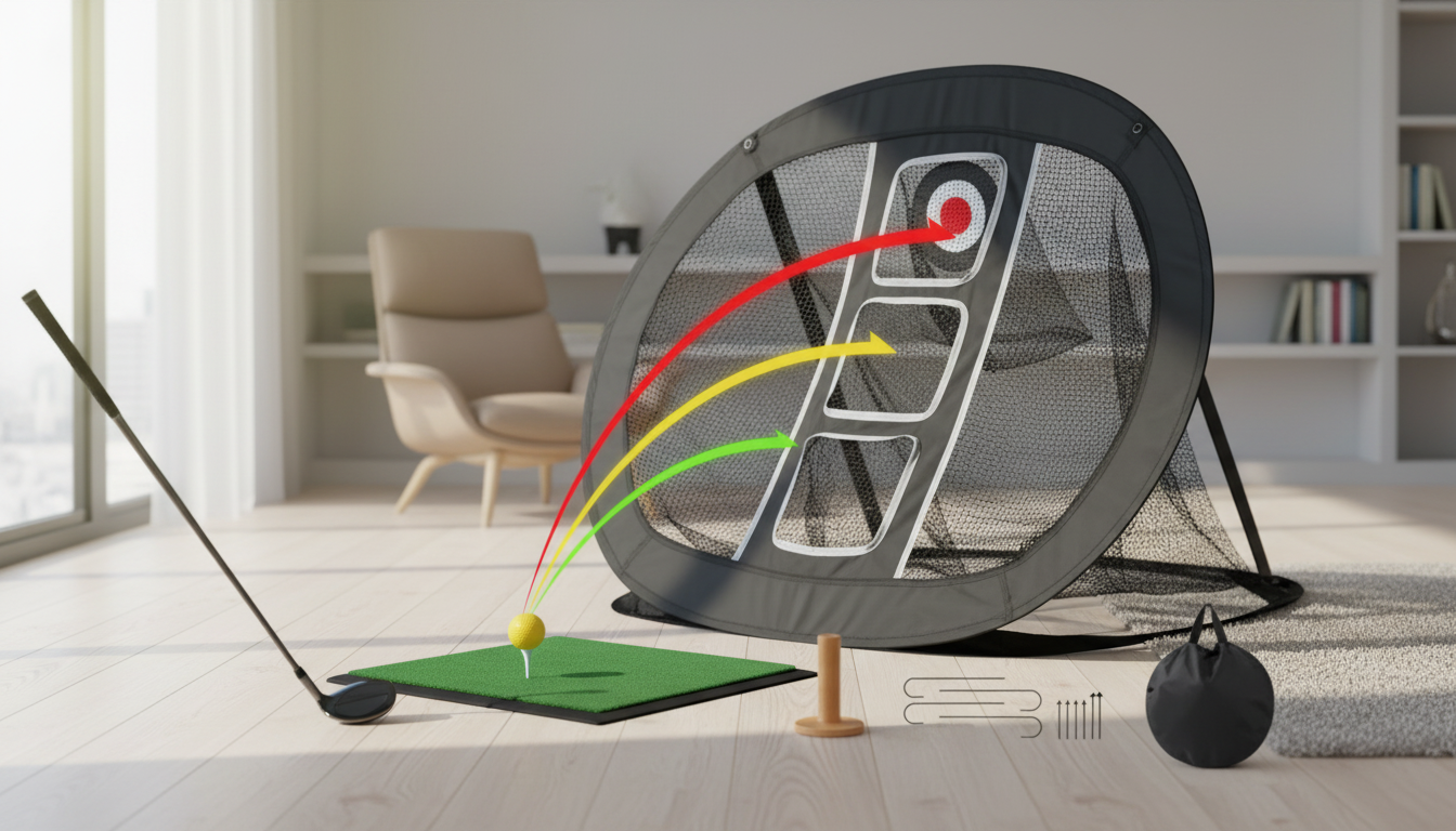 Pop-Up Golf Chipping Net: Backyard Short-Game Practice