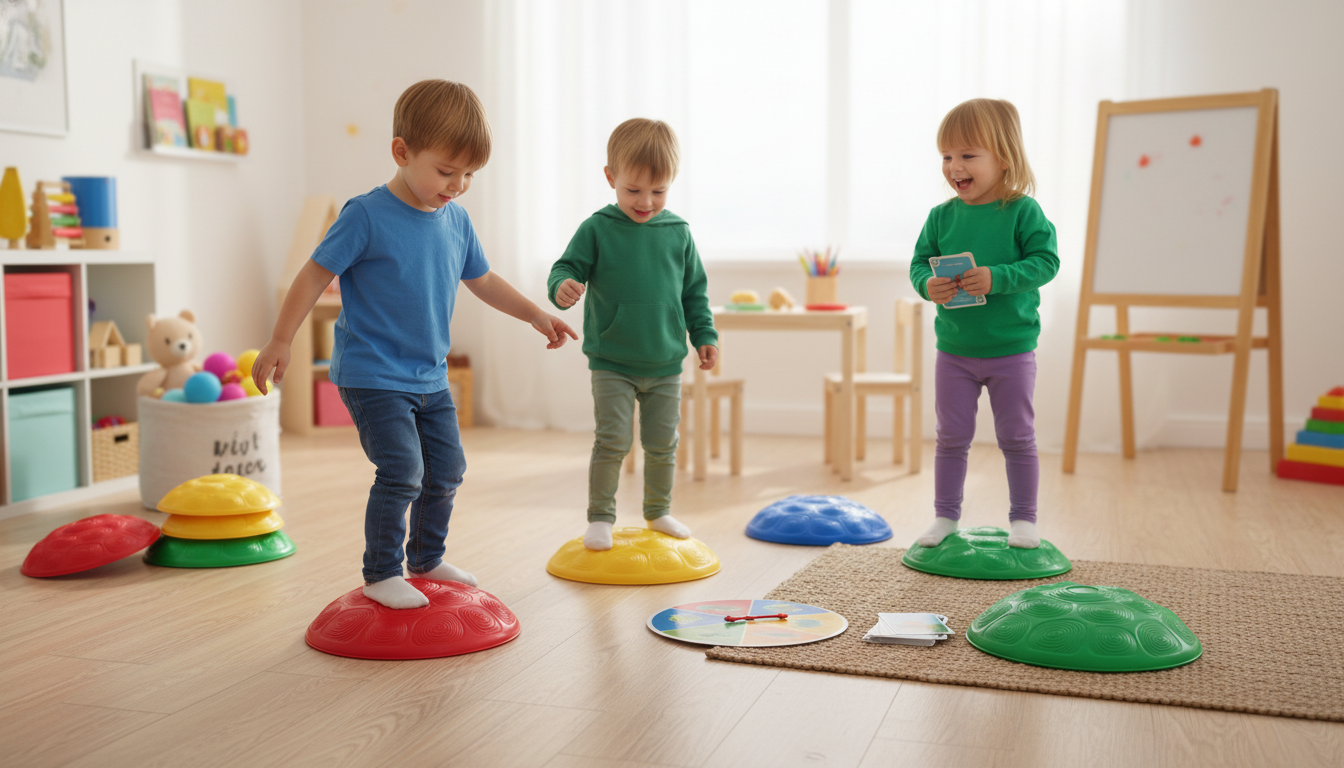 Turtle Balance Stepping Stones: Non-Slip Kids Play