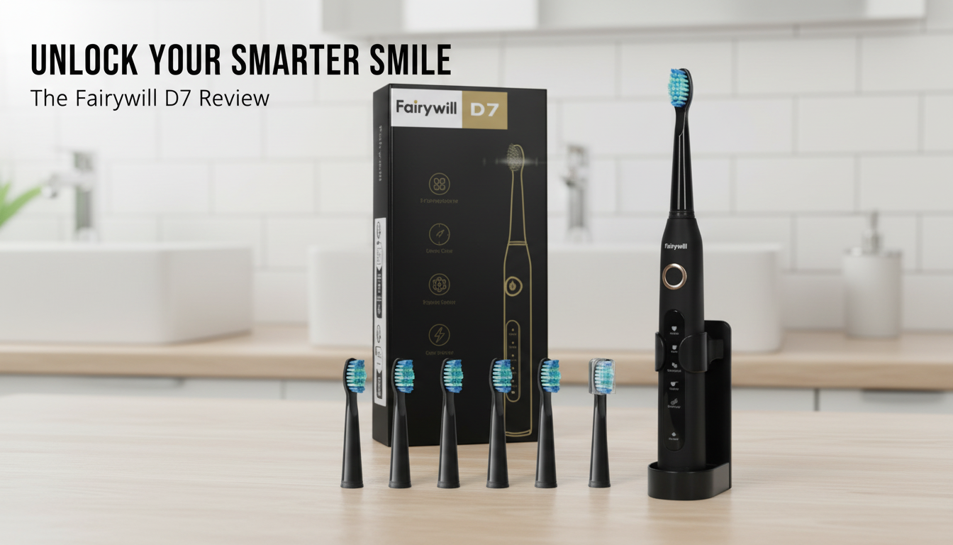 USB Rechargeable Sonic Toothbrush + Extra Heads