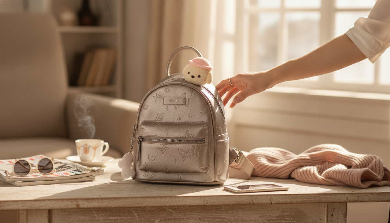 Cute Mini Leather Backpack for Women: Chic Daily Carry