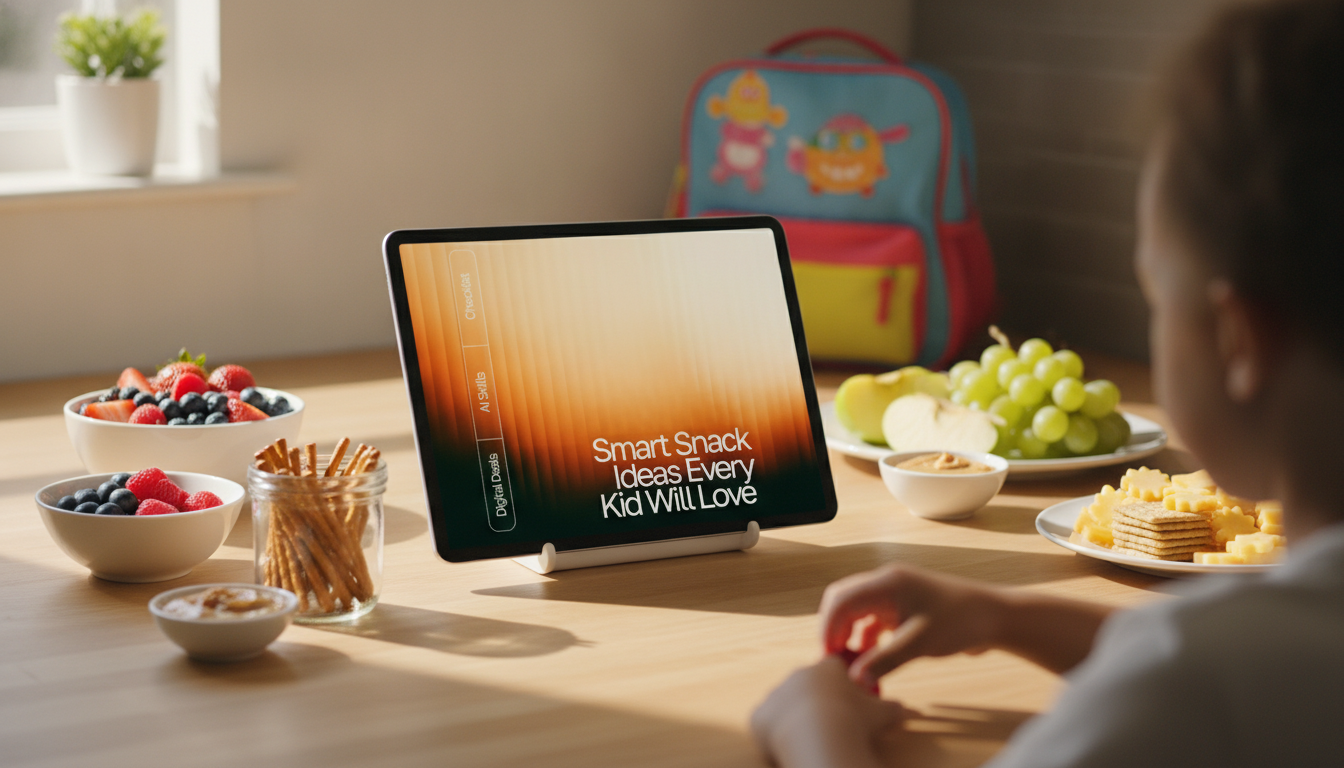 Kid-Approved Smart Snacks: A Quick Digital Checklist