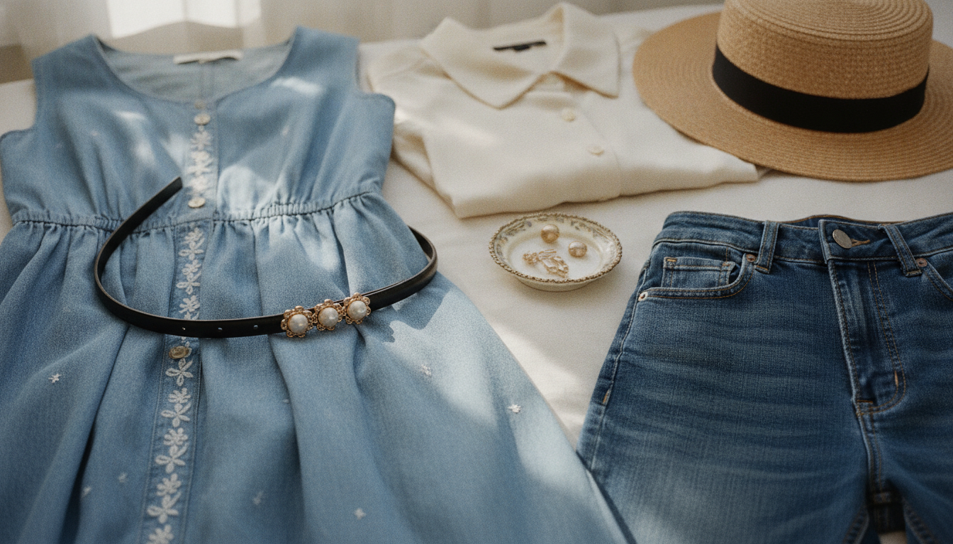 Pearl Thin Leather Belt: Elevate Dresses & Jeans