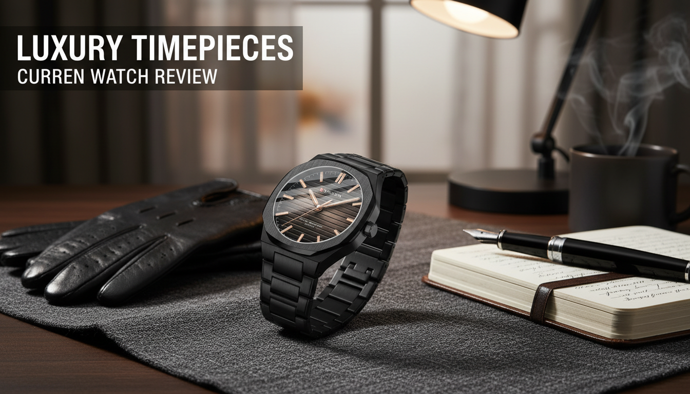 Waterproof Stainless Steel Quartz Watch for Business Men