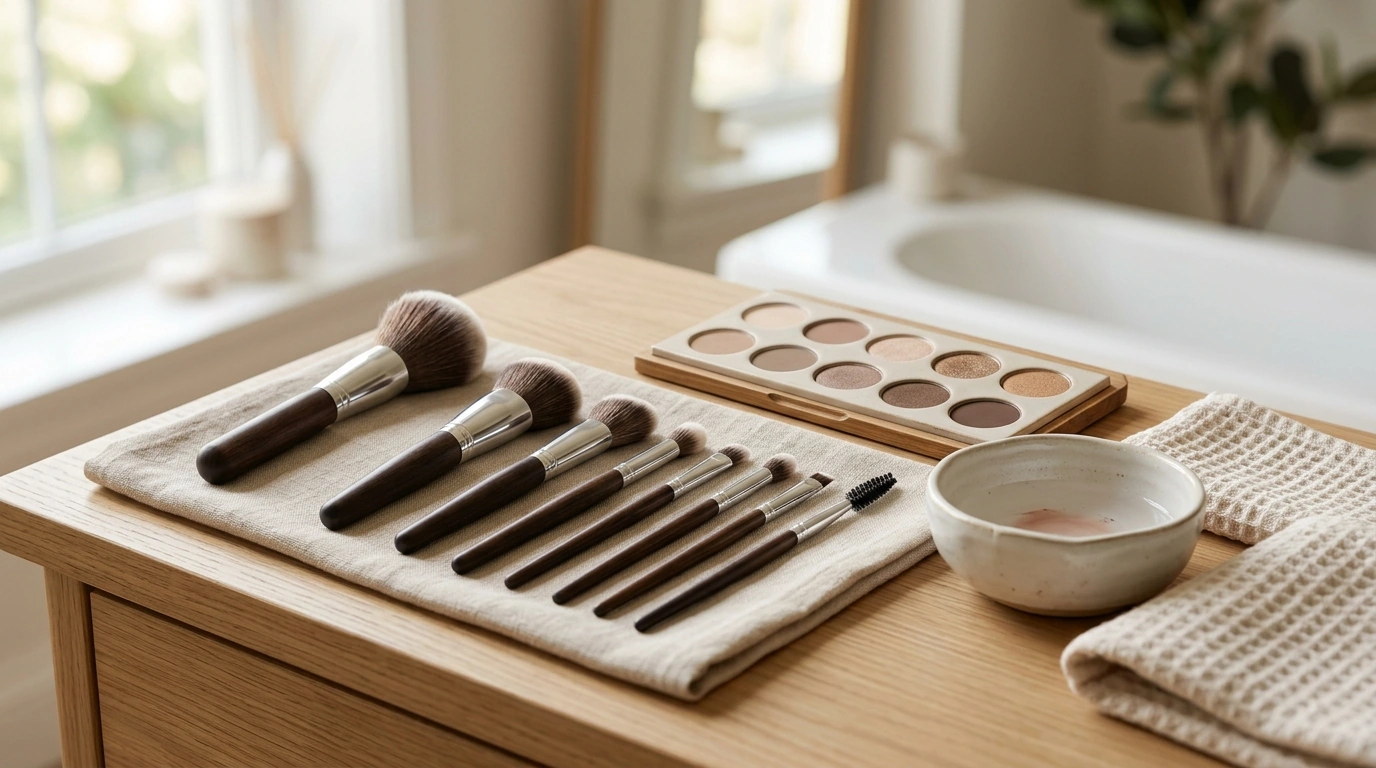 Face & Eye Makeup Brush Set: Types, Order, Care