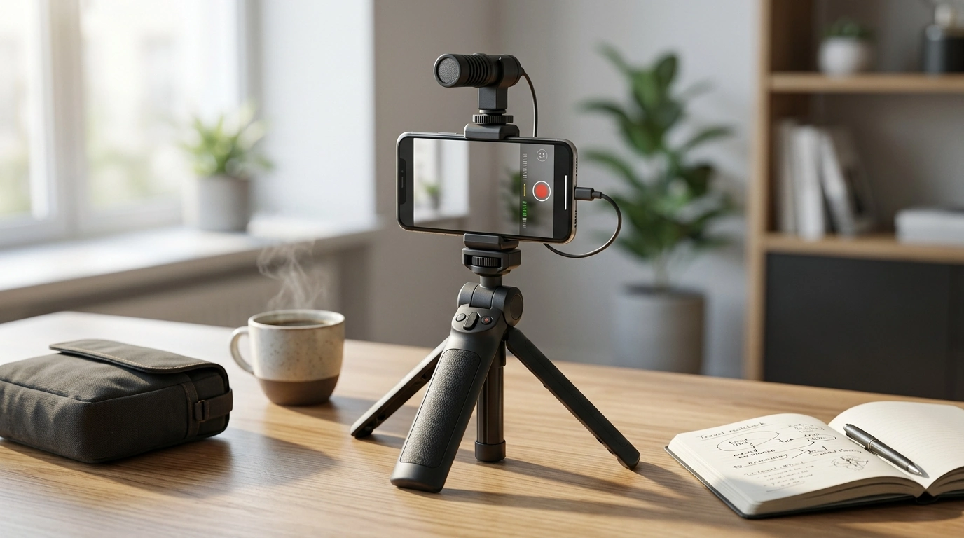 Handheld Vlogging Tripod: Cold Shoe Selfie Stand Guide