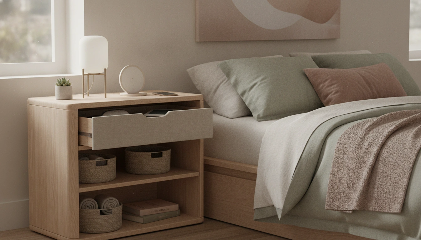 2026 Bedside Table Trends: Smart Storage & Soft Styles