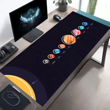 Cartoon Planet Mouse Pad: Smooth Glide, Stable Grip