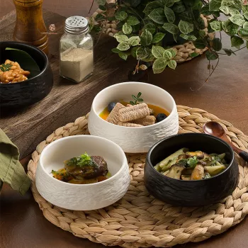 Small Japanese Ceramic Bowl for Rice, Soup, Oatmeal